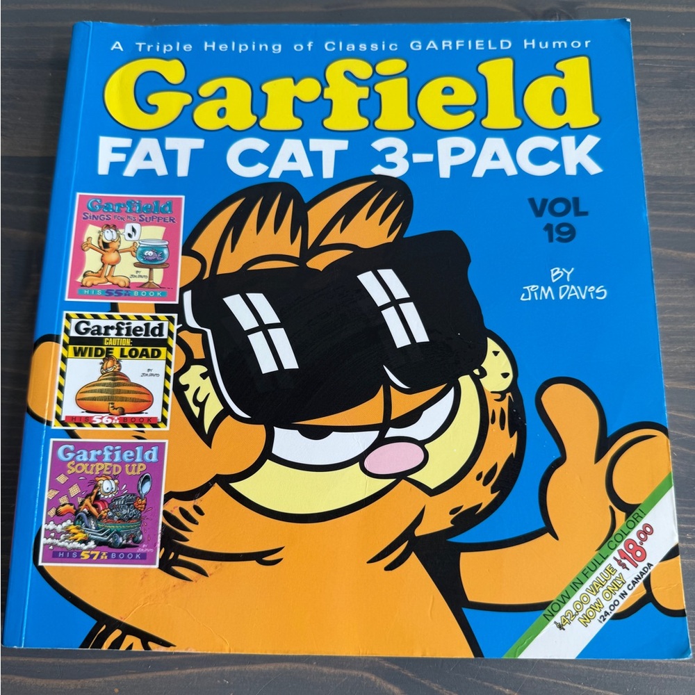 Garfield Fat Cat 3 pack comic book